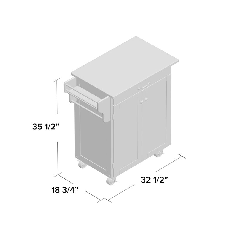 Red Barrel Studio® Savorey Metal Kitchen Cart & Reviews Wayfair
